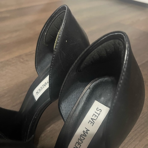 Steve Madden Dolly black leather pumps - Picture 6 of 6